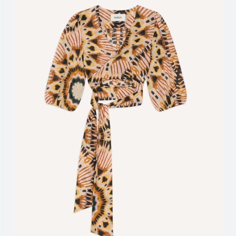 ba&sh Women's CALLY Multicolor Wrap Top